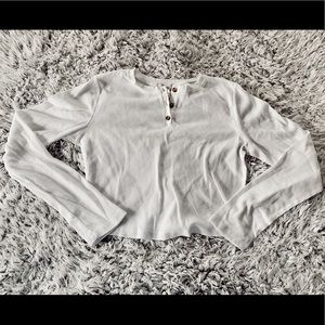 Long sleeve crop top